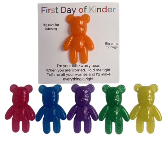 First day of Kinder Worry Bear
